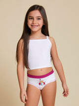 Jadea 844 Slip bimba in morbido cotone elasticizzato con fantasia orsetto
