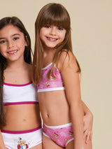 Jadea 853 coordinato intimo bimba con brassiere fantasia orsetto
