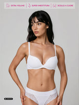 Reggiseno super push-up senza ferretto