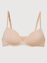 Jadea Fiamma reggiseno super push up senza ferretto cipria