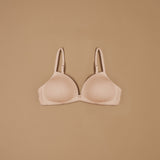 Padded triangle bra in modal cotton