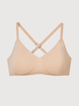 Jadea Nuvola reggiseno a triangolo senza cuciture coppe estraibili cipria