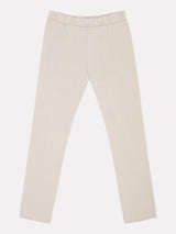 Jadea 152 leggings pantalone beige con cuciture in viscosa