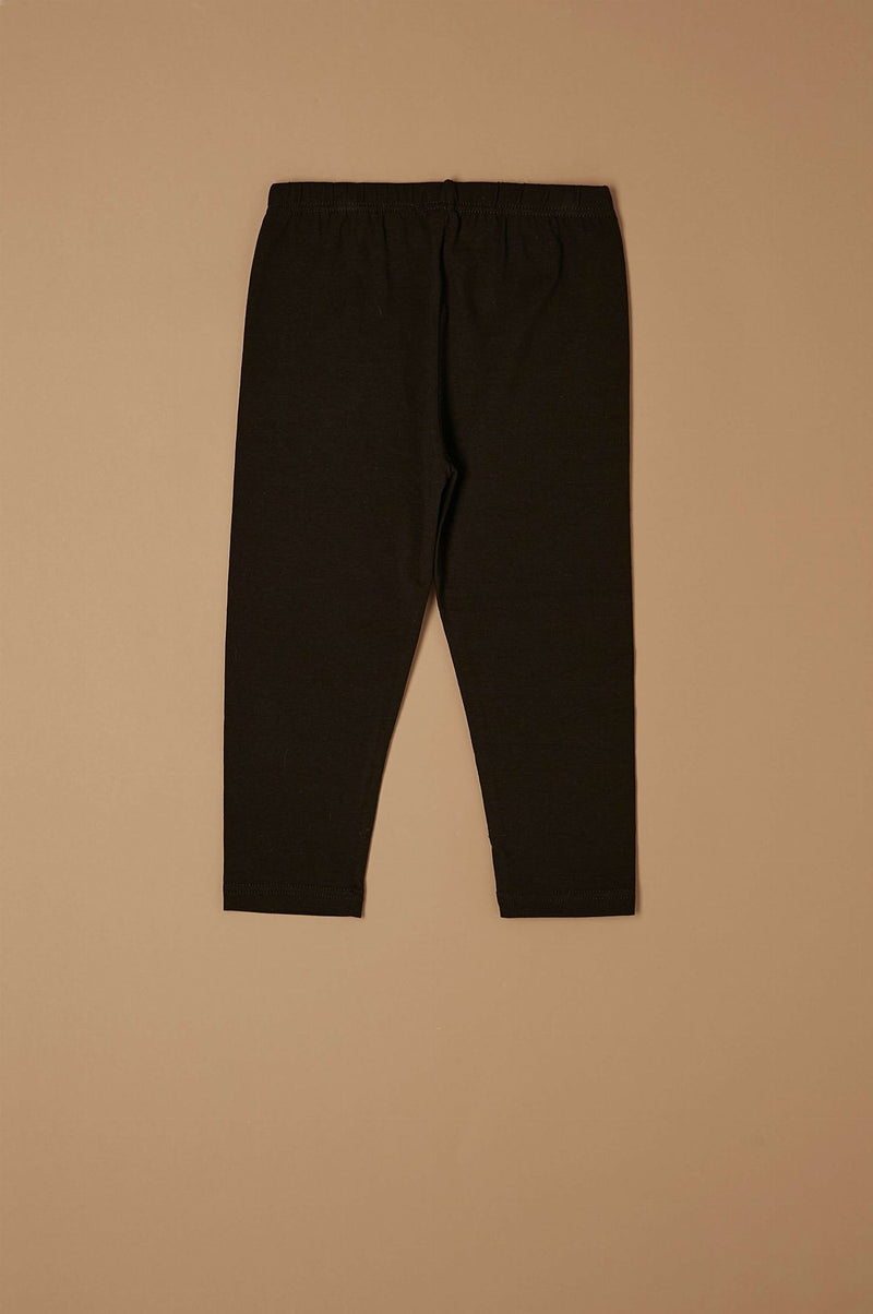 Leggings bimba modello capri in fresco cotone