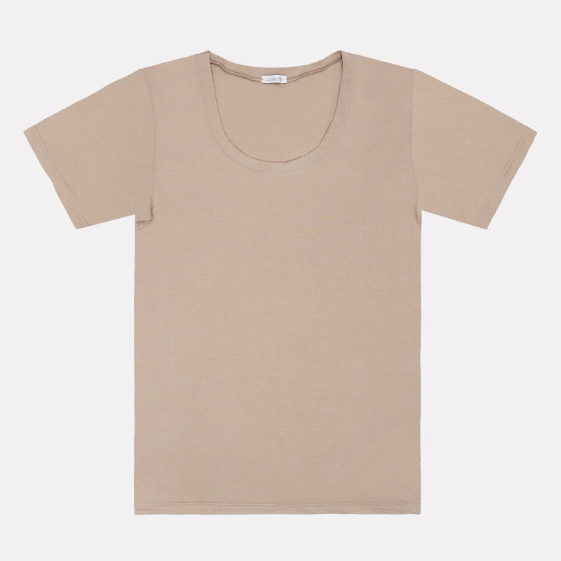JADEA T-Shirt Donna Mezza Manica 9005 in Puro Cotone con Elegante Profilo in Raso – Maglia Classica e Raffinata, Bianco, 3 JADEA T-Shirt Donna Mezza Manica 9005 in Puro Cotone con Elegante Profilo in Raso – Maglia Classica e Raffinata, Bianco, 3