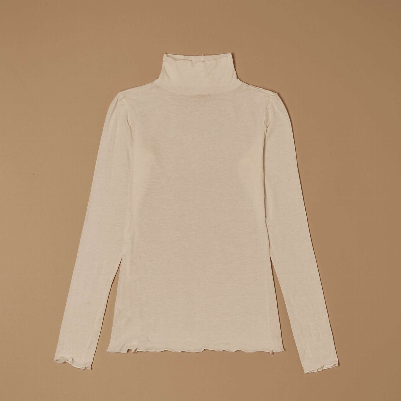 Maglia Dolcevita Donna JADEA Manica Lunga In Cotone Elasticizzato - Colore Bianco, Taglia M - Capo Basic Morbido E Confortevole Per L'inverno - 3