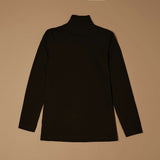 Mock neck sweater in soft cotton