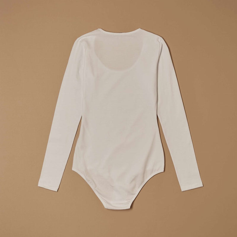 SEBOWEL Body Da Donna A Maniche Lunghe Con Scollo Quadrato, Sexy - Foto 1