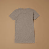 T-shirt a girocollo in cotone modal