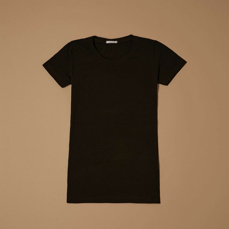 Crew-neck T-shirt in modal cotton