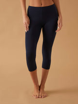 Leggings modello capri in fresco cotone