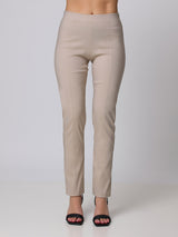 Jadea 4634 leggings cucitura frontale in viscosa beige