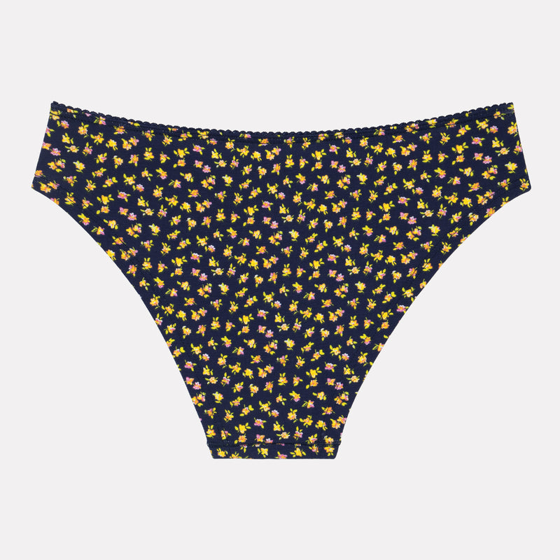 Jadea 6398 slip blu a fantasia floreale gin lemon. 